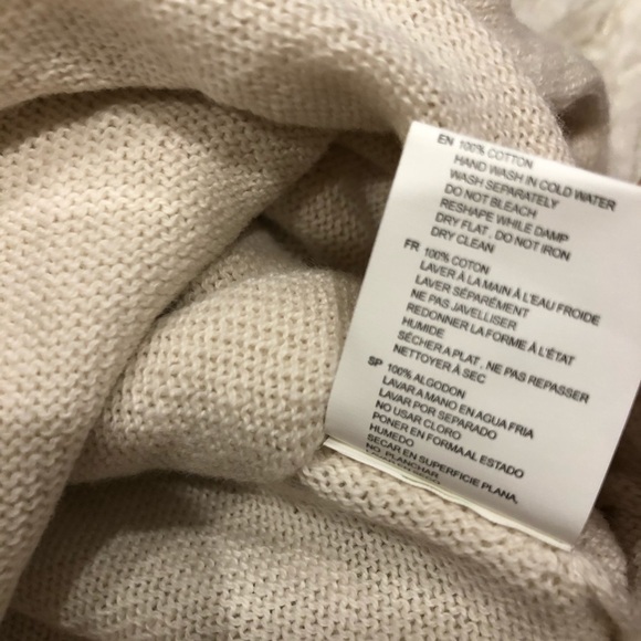 Cloth By Design‎ Oversized Tie Sweater Cream - Picture 6 of 7